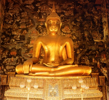 Buddha in Bangkok, Thailand
