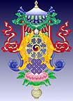 Tibetische Glücks-Symbole von http://www.fpmt-osel.org/gallery/index.htm