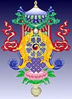 Tibetsiche Glücks-Symbole von http://www.fpmt-osel.org/gallery/index.htm